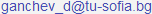 Email of Damyan Ganchev